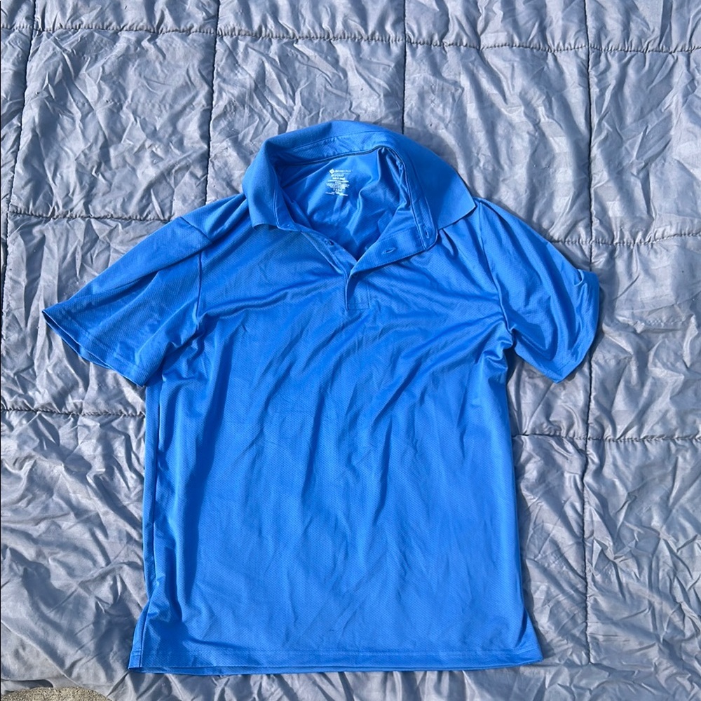 Vibrant Blue Polo Shirt for Men